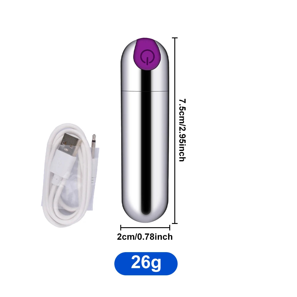 MiniPulse Silicone Bullet Vibrator
