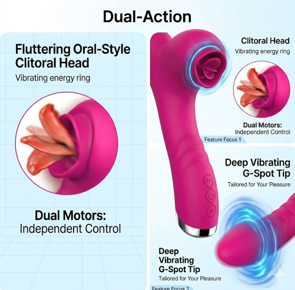 Aura 2-in-1 Dual Action Massager