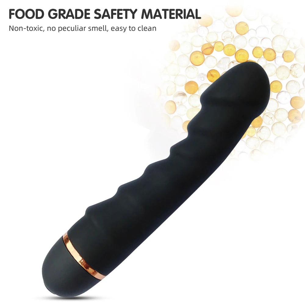 RealVibe 20-Mode Silicone Vibrating Dildo