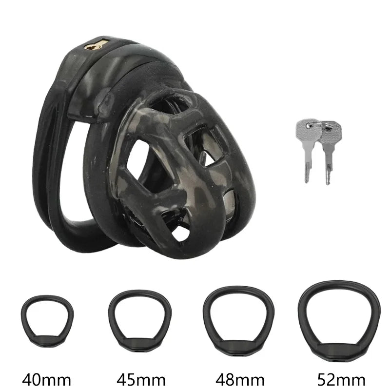 SoftLock Silicone Chastity Set | 4 Rings