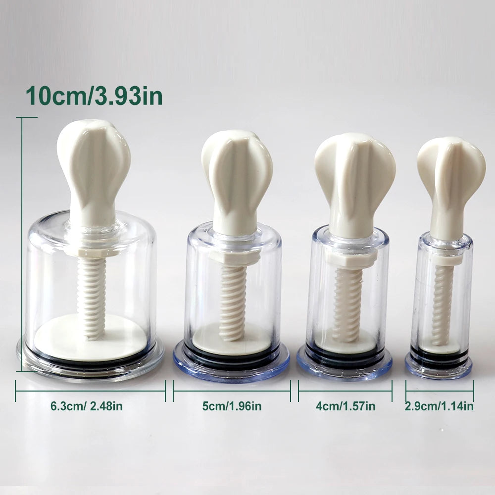 TwistEase Nipple Suction Cups | 4 Sizes