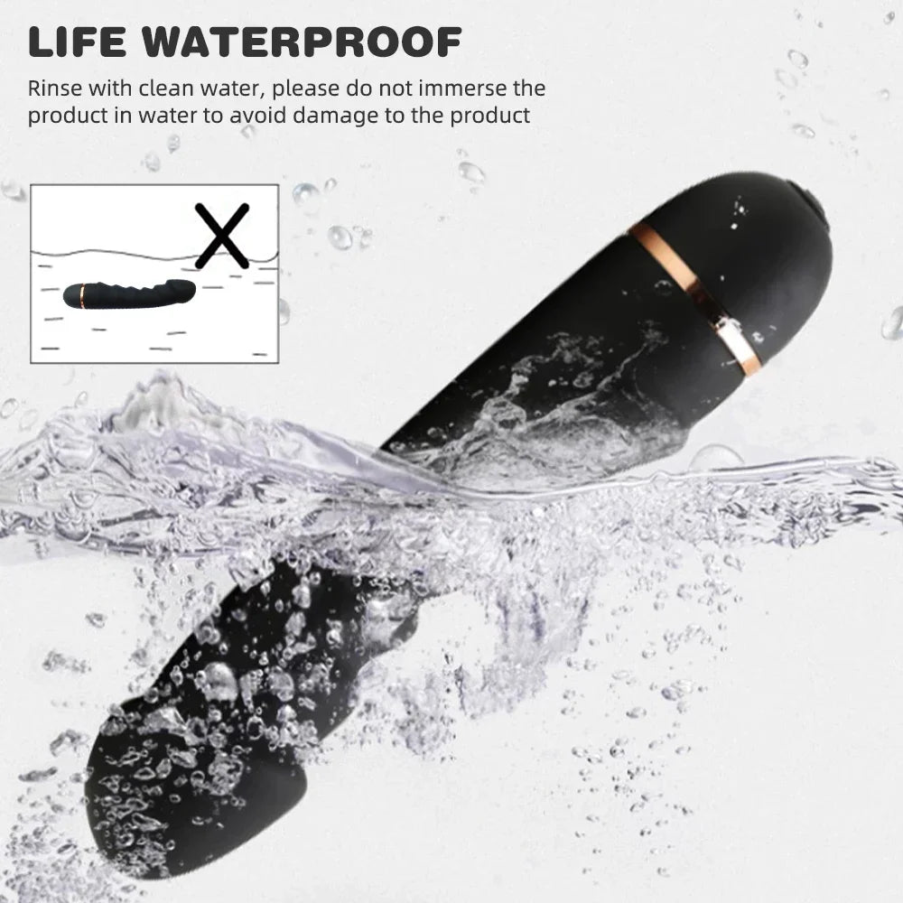 RealVibe 20-Mode Silicone Vibrating Dildo