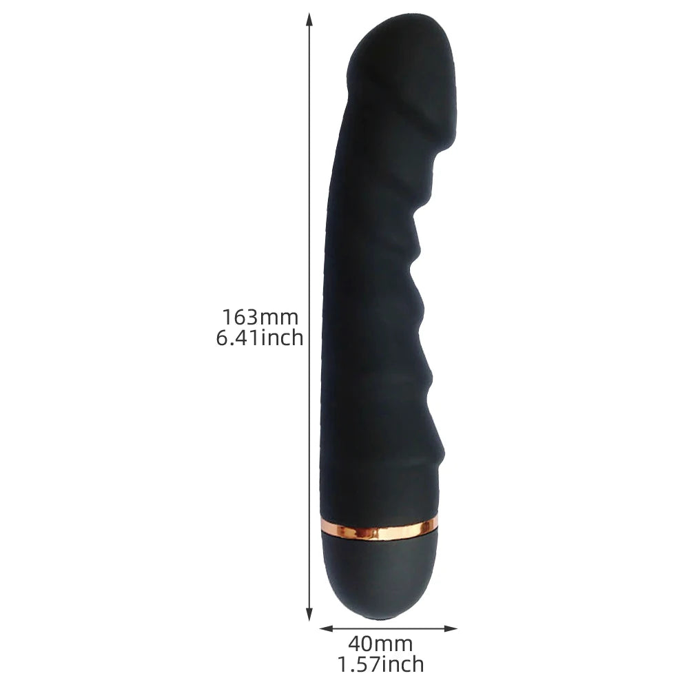 RealVibe 20-Mode Silicone Vibrating Dildo