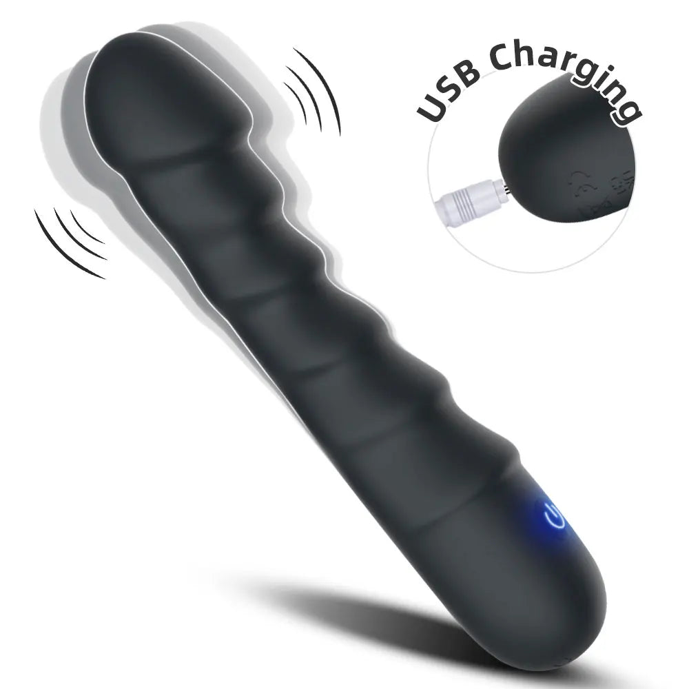 RealVibe 20-Mode Silicone Vibrating Dildo