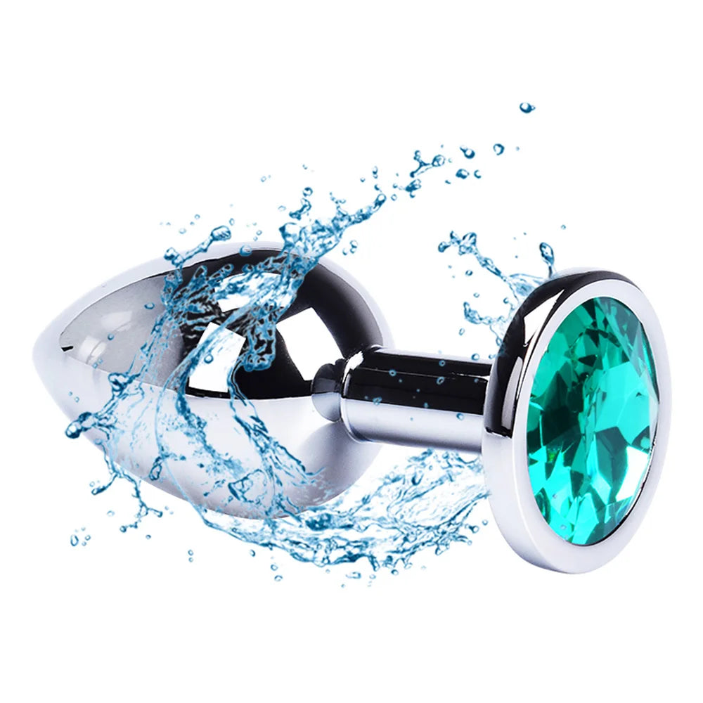 JewelBase Stainless Steel Anal Plug