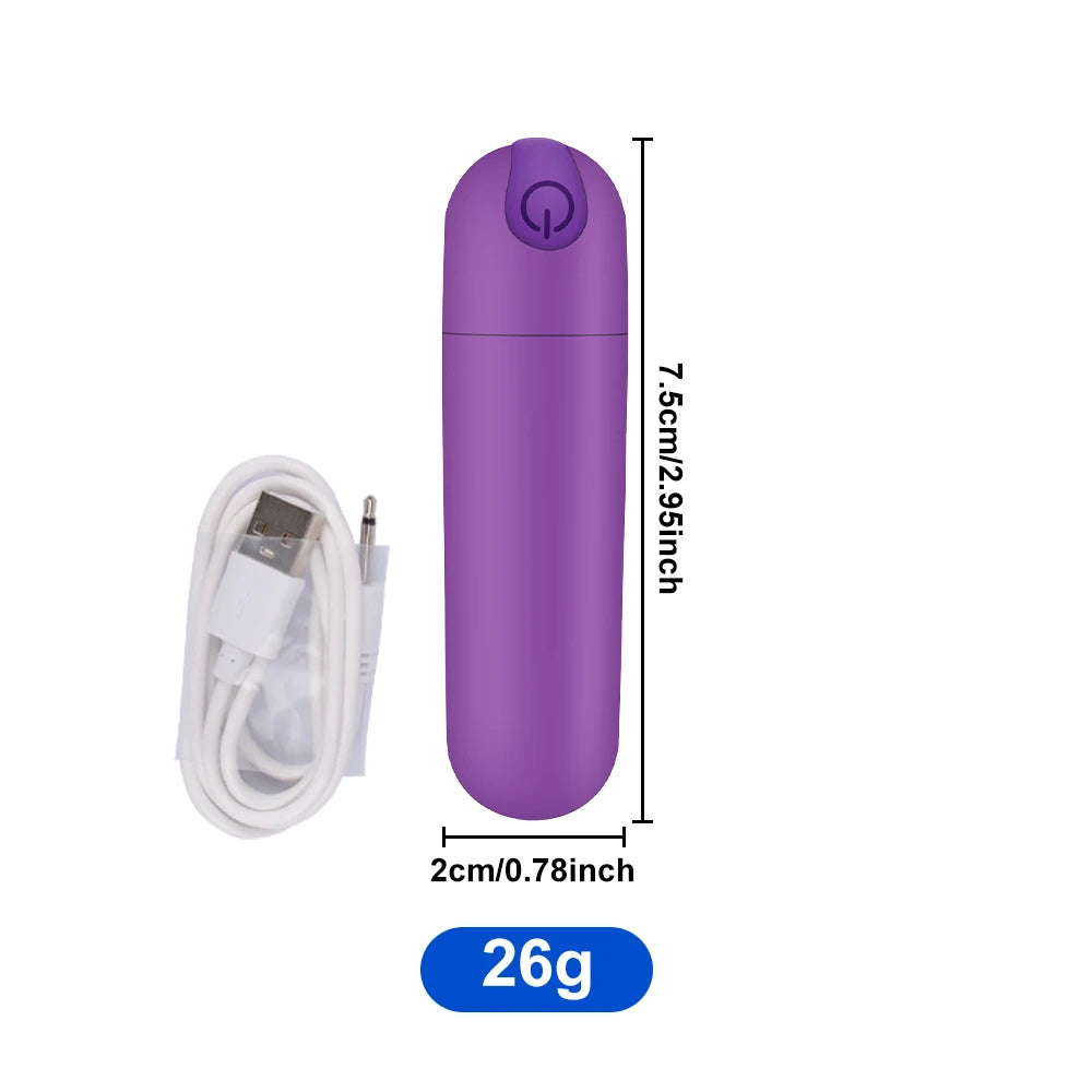 MiniPulse Silicone Bullet Vibrator