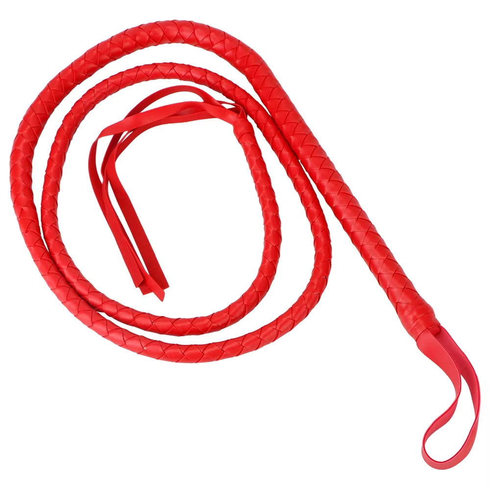 VelvetStrike 2m Couples Whip | PU Leather