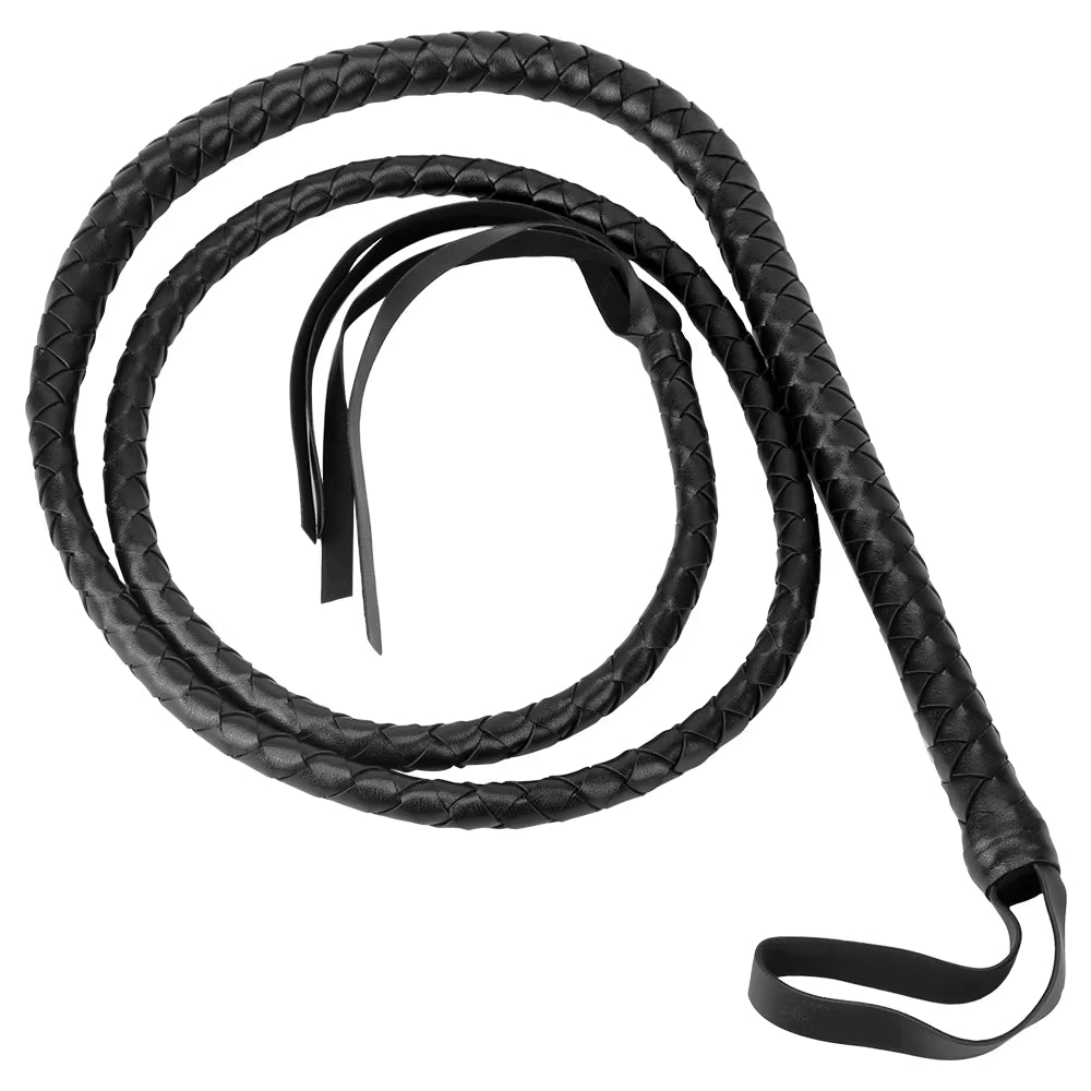 VelvetStrike 2m Couples Whip | PU Leather