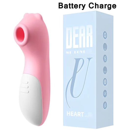 Clit Sucking Vibrator for Women 10 Speed Vibrating Sucker Oral Suction Nipple Clitoris Stimulator Sex Toy for Adults Masturbator