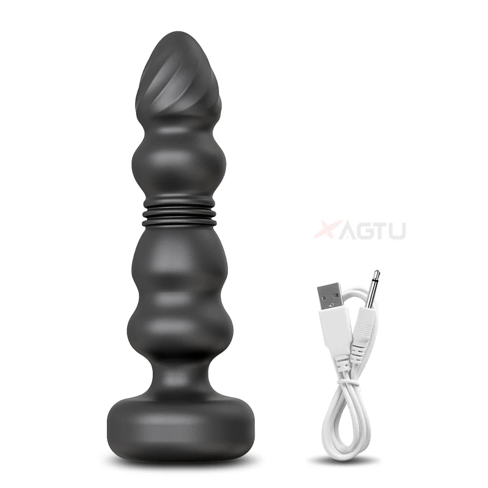 Sex Toy Anal Plug Vibrator Gay Anal Beads Butt Plug Stimulator Masturbation Penetration Anal Vibration Men Women Anal Toys 18