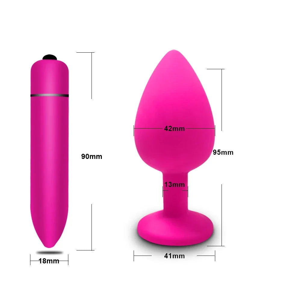 SmoothStart Silicone Anal Plug Set | 4 Pieces