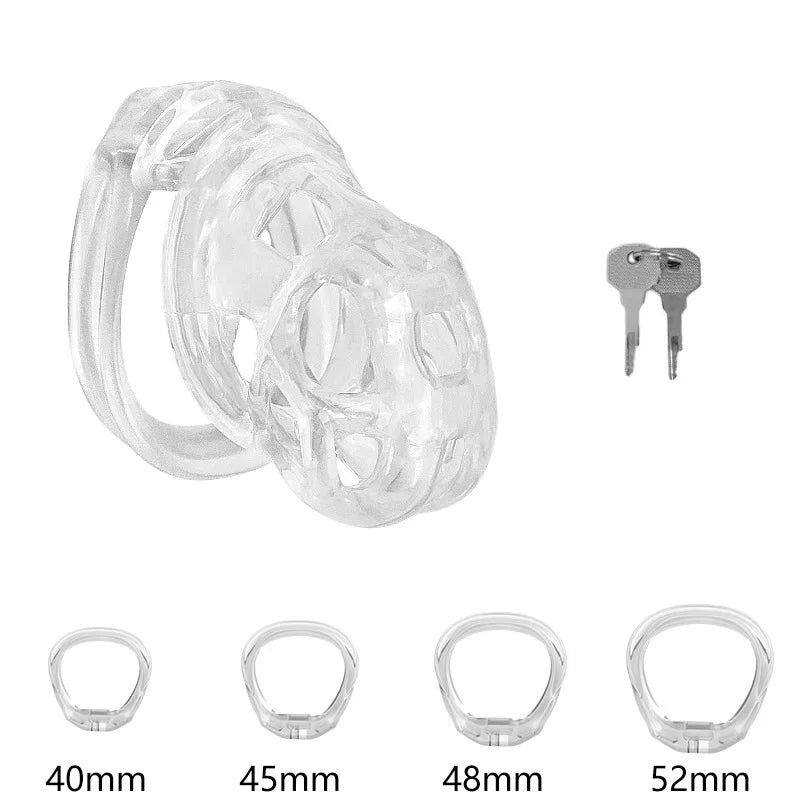 SoftLock Silicone Chastity Set | 4 Rings