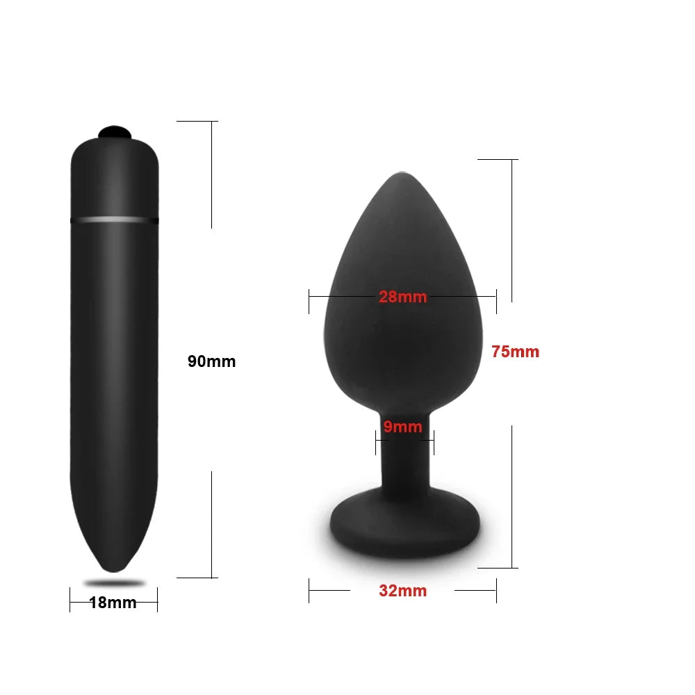 SmoothStart Silicone Anal Plug Set | 4 Pieces