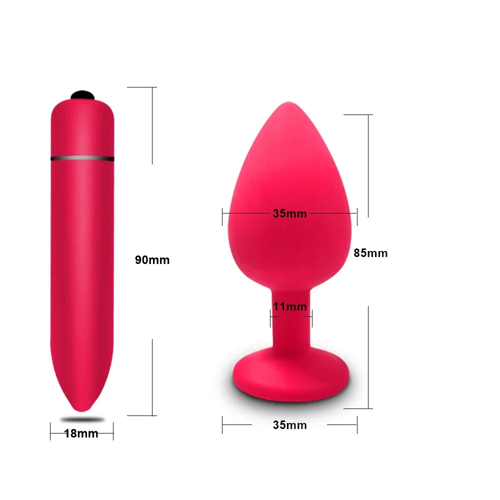 SmoothStart Silicone Anal Plug Set | 4 Pieces