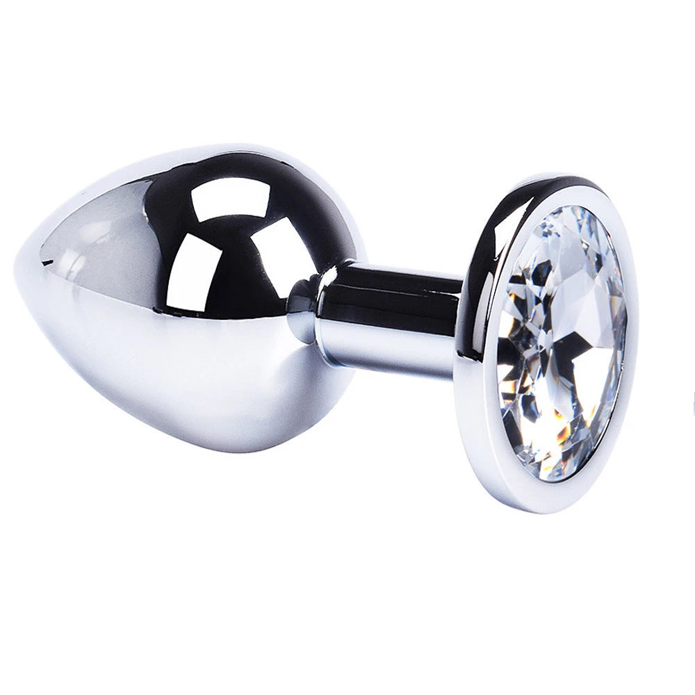 JewelBase Stainless Steel Anal Plug