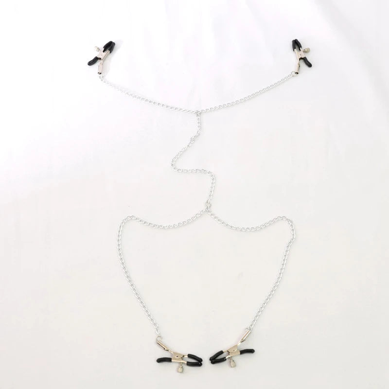 SteelMuse Butterfly Nipple Clamps | Chain Collection