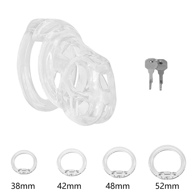 SoftLock Silicone Chastity Set | 4 Rings