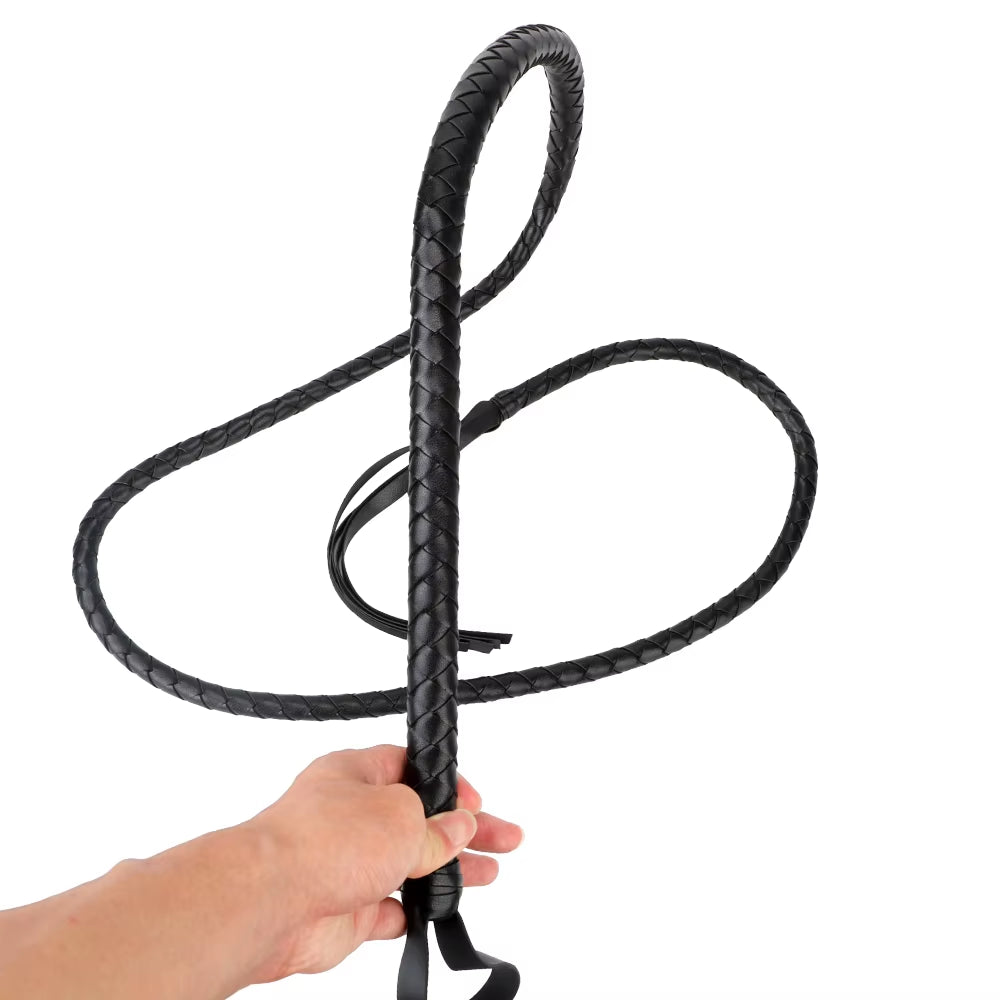 VelvetStrike 2m Couples Whip | PU Leather