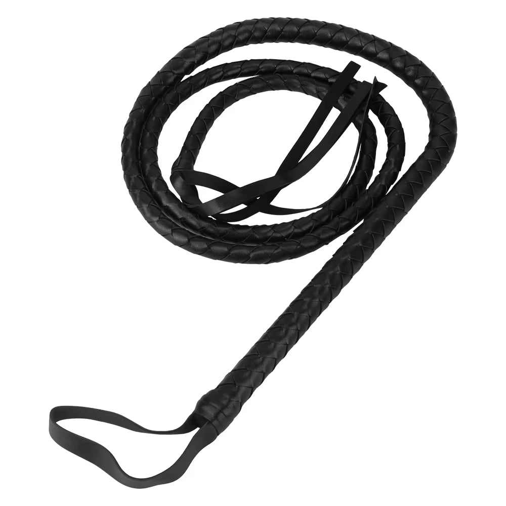 VelvetStrike 2m Couples Whip | PU Leather