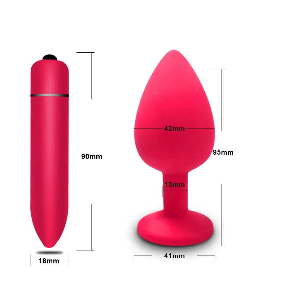 SmoothStart Silicone Anal Plug Set | 4 Pieces
