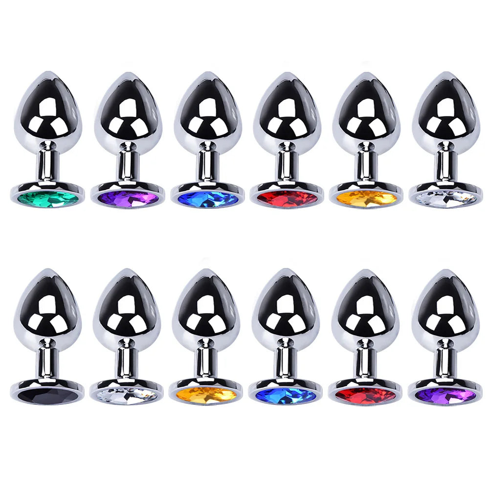 JewelBase Stainless Steel Anal Plug
