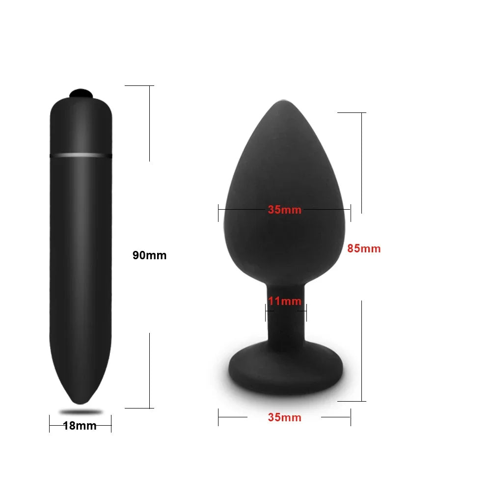 SmoothStart Silicone Anal Plug Set | 4 Pieces
