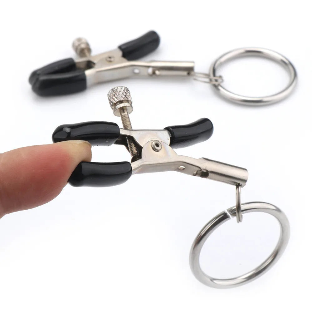 SteelMuse Butterfly Nipple Clamps | Chain Collection