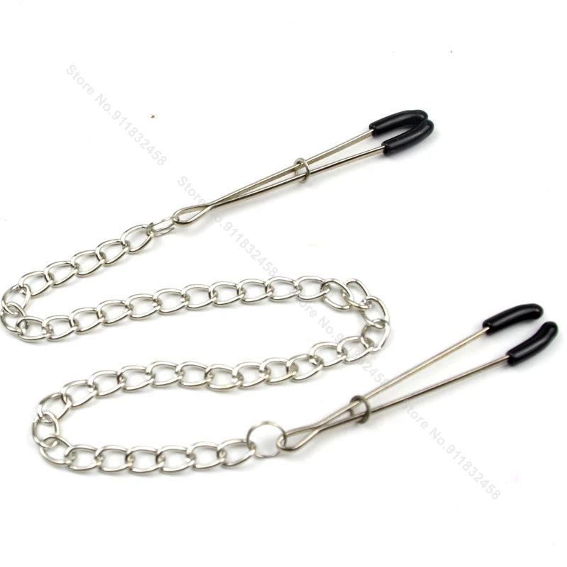 SteelMuse Butterfly Nipple Clamps | Chain Collection
