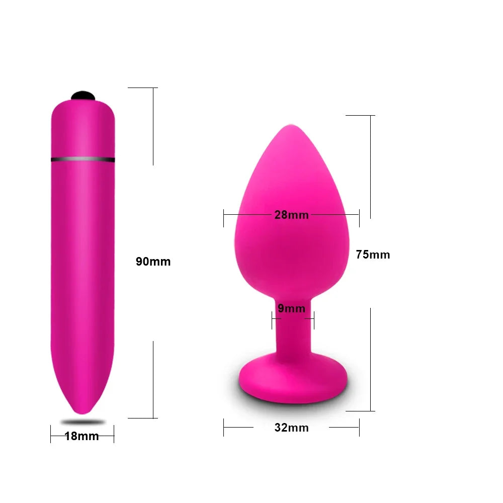 SmoothStart Silicone Anal Plug Set | 4 Pieces