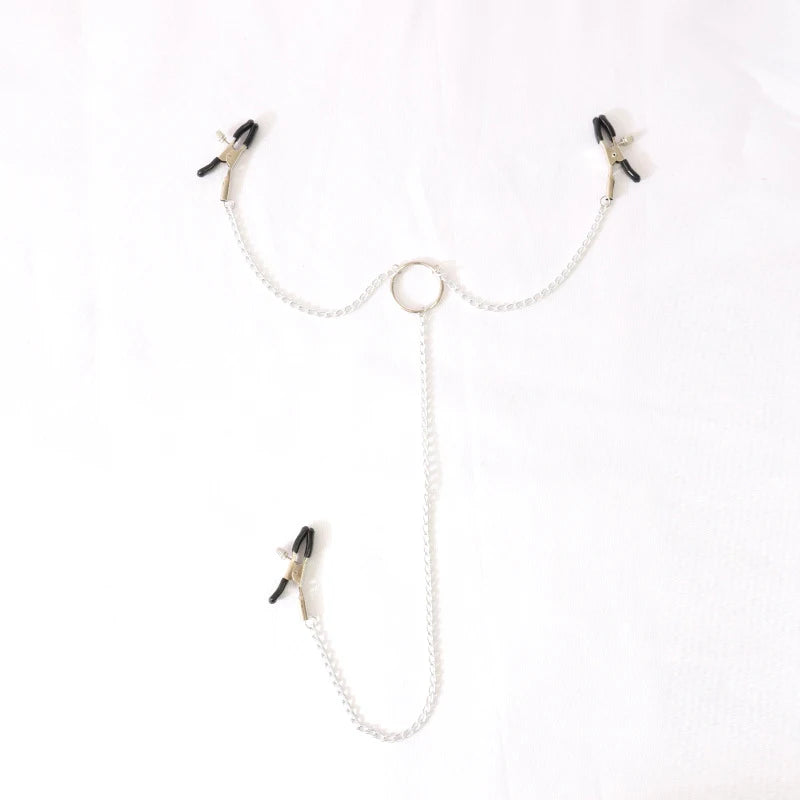 SteelMuse Butterfly Nipple Clamps | Chain Collection