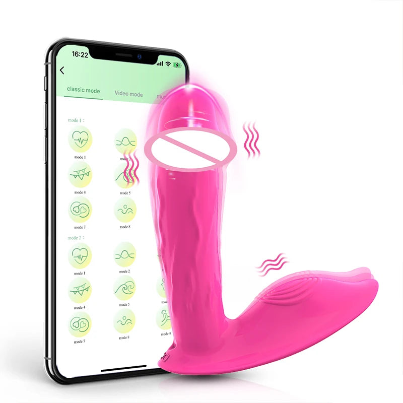 APP Control Vagina Vibrator Female Clitoris Stimulator Dildo Vibrator Sex Toy Wearable Panties Vibrator Adult Sex Toys for Women