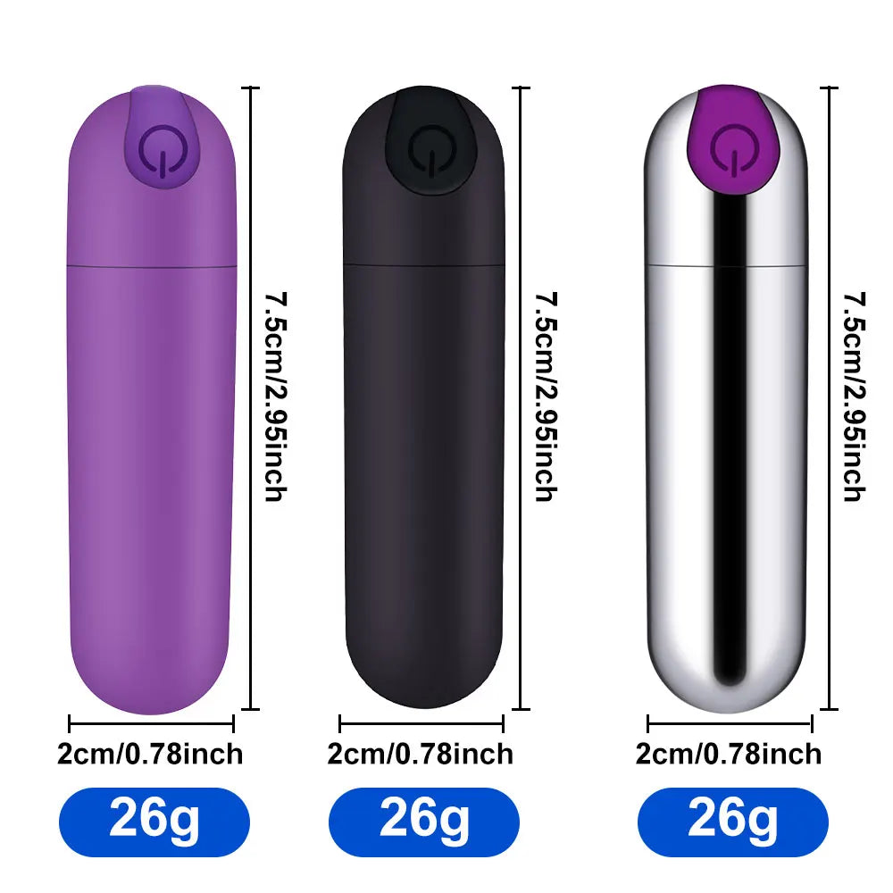 MiniPulse Silicone Bullet Vibrator