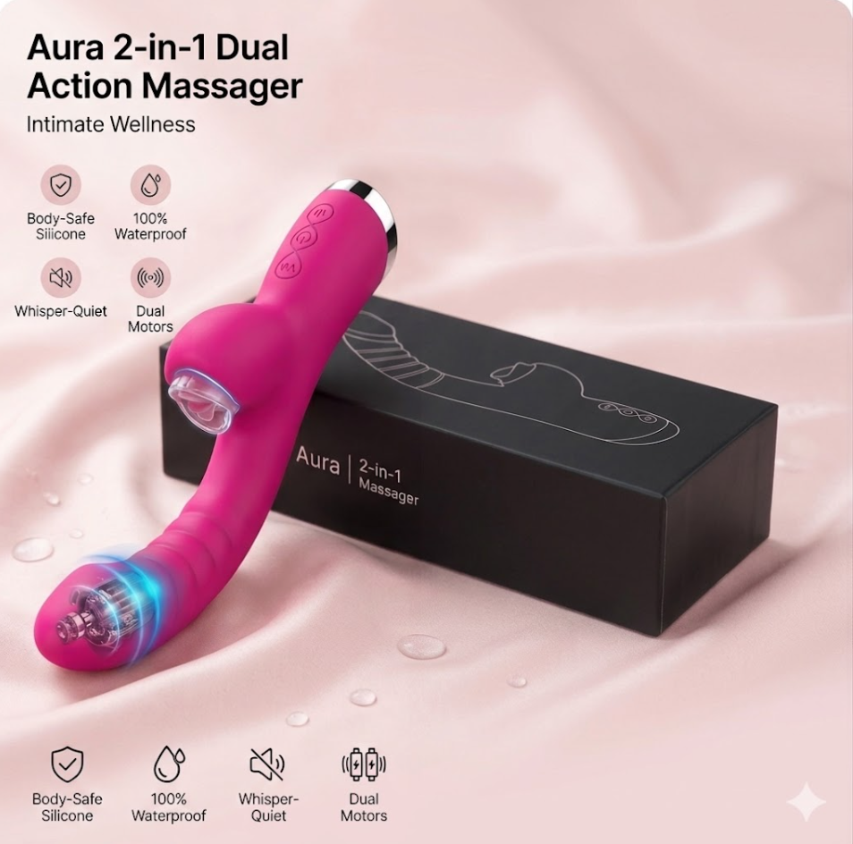 Aura 2-in-1 Dual Action Massager