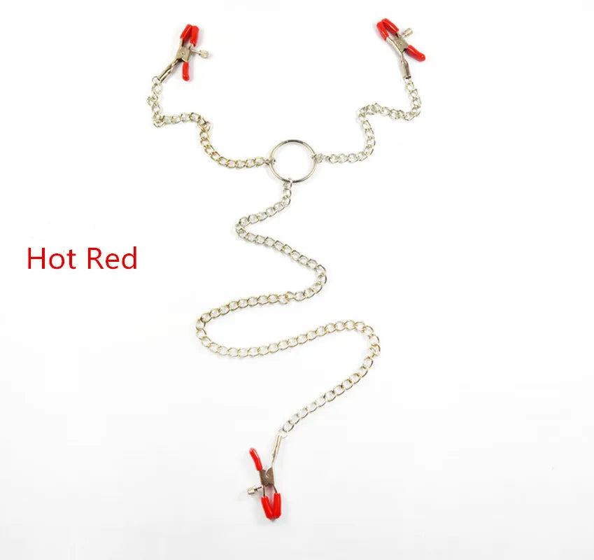 SteelMuse Butterfly Nipple Clamps | Chain Collection