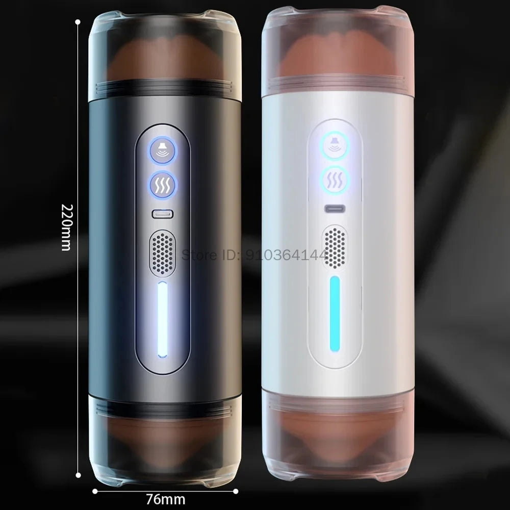 Automatic Male Sucking Masturbator Vibration Blowjob Machine Heating Masturbation Cup Sex Toys Adult for Men Masturbate Supplies