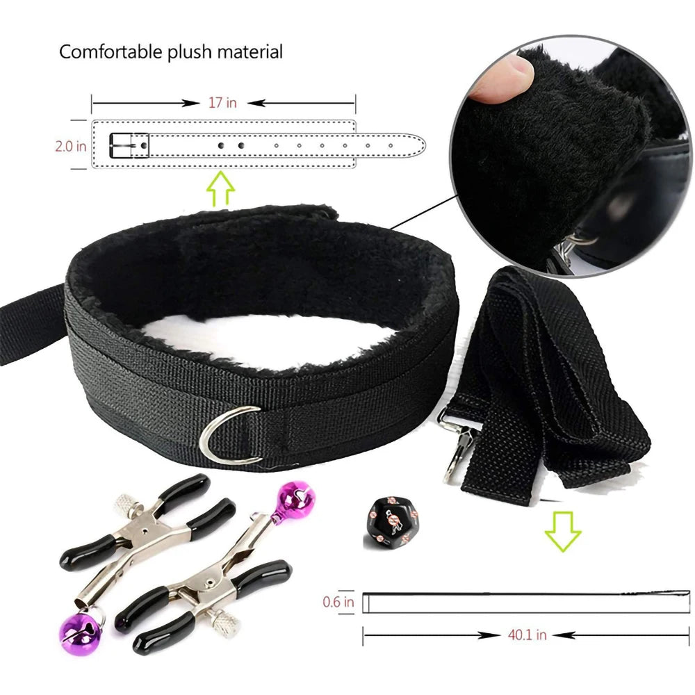 BDSM Kits Sex Bondage Vibrators Sex Toys for Women Couples Adult 18 Handcuffs Erotic Accessories Anal Plug Dildo Sexy Toys Shop