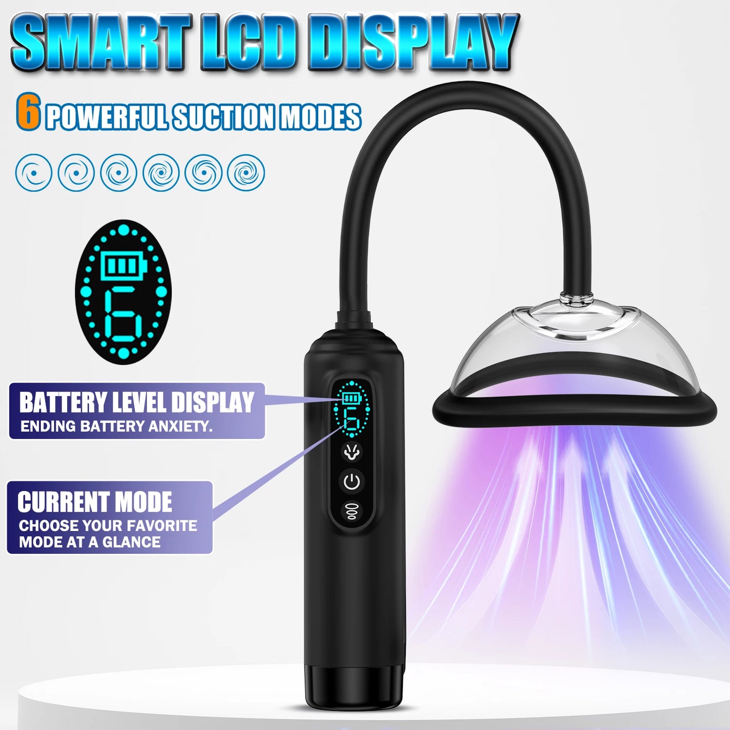 Pussy Pump Vibrator Sucking Toys BDSM Electric Vacuum Suck Vagina Sex Pump 7 Suction Female Sex Toy Clit Nipple Sucker for Women