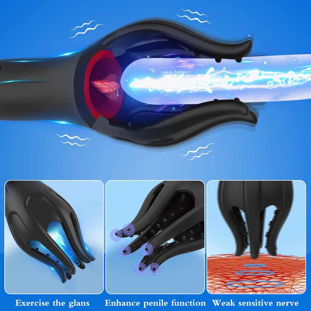 LickPulse Tongue-Style Male Masturbator