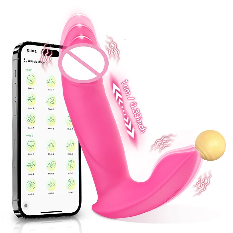 APP Control Vagina Vibrator Female Clitoris Stimulator Dildo Vibrator Sex Toy Wearable Panties Vibrator Adult Sex Toys for Women