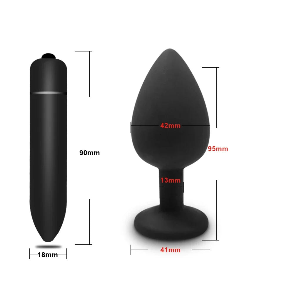 SmoothStart Silicone Anal Plug Set | 4 Pieces