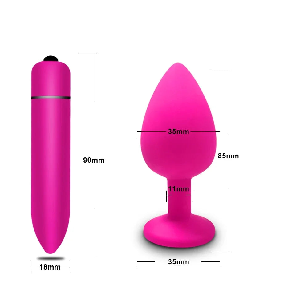 SmoothStart Silicone Anal Plug Set | 4 Pieces