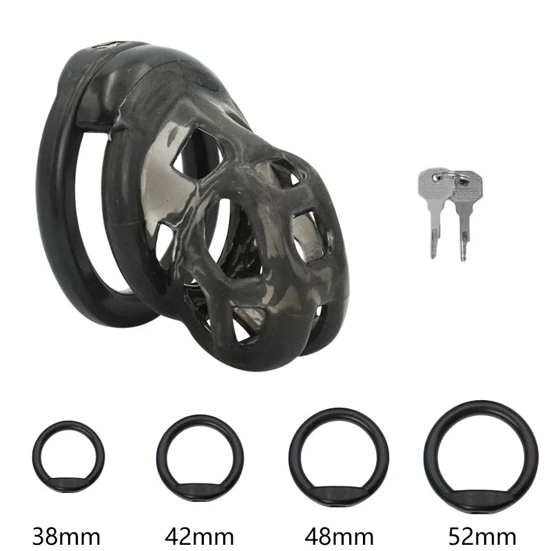 SoftLock Silicone Chastity Set | 4 Rings