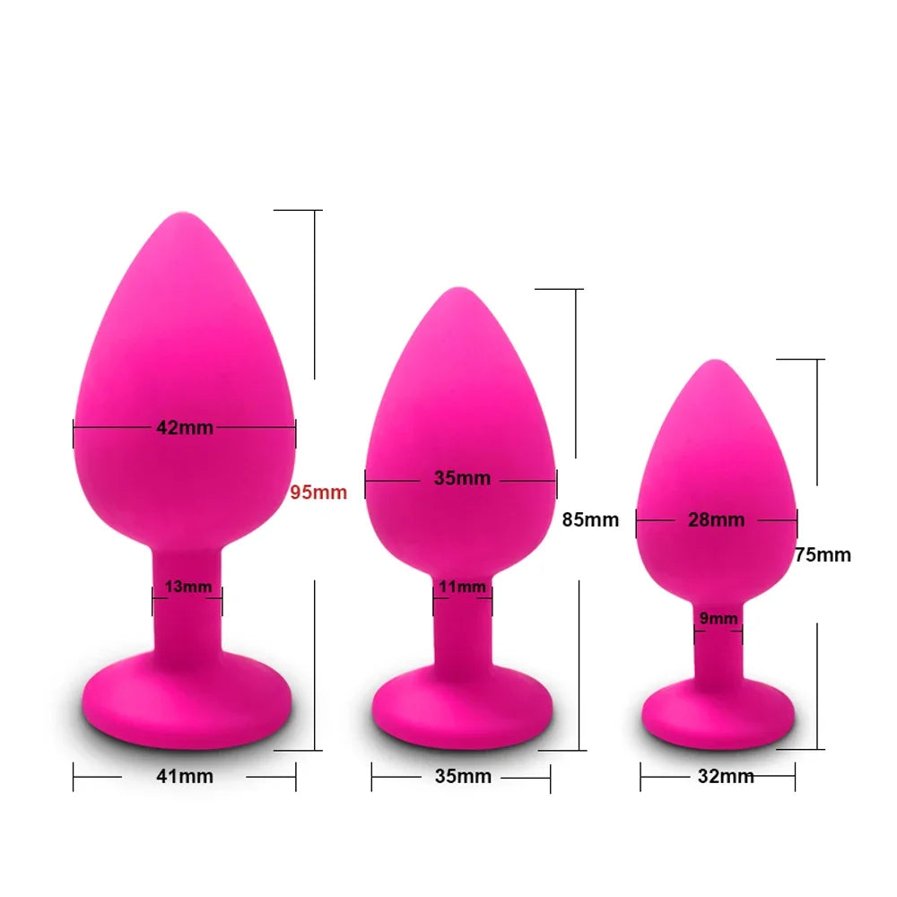 SmoothStart Silicone Anal Plug Set | 4 Pieces