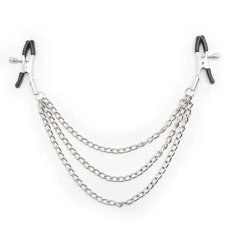 SteelMuse Butterfly Nipple Clamps | Chain Collection