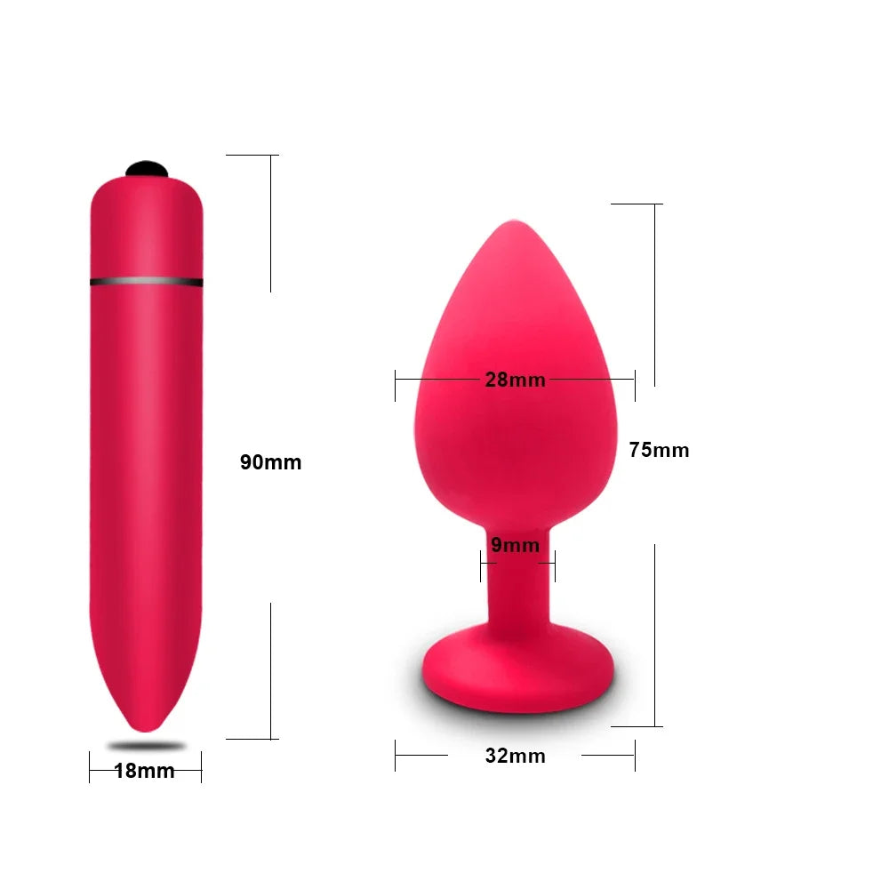 SmoothStart Silicone Anal Plug Set | 4 Pieces