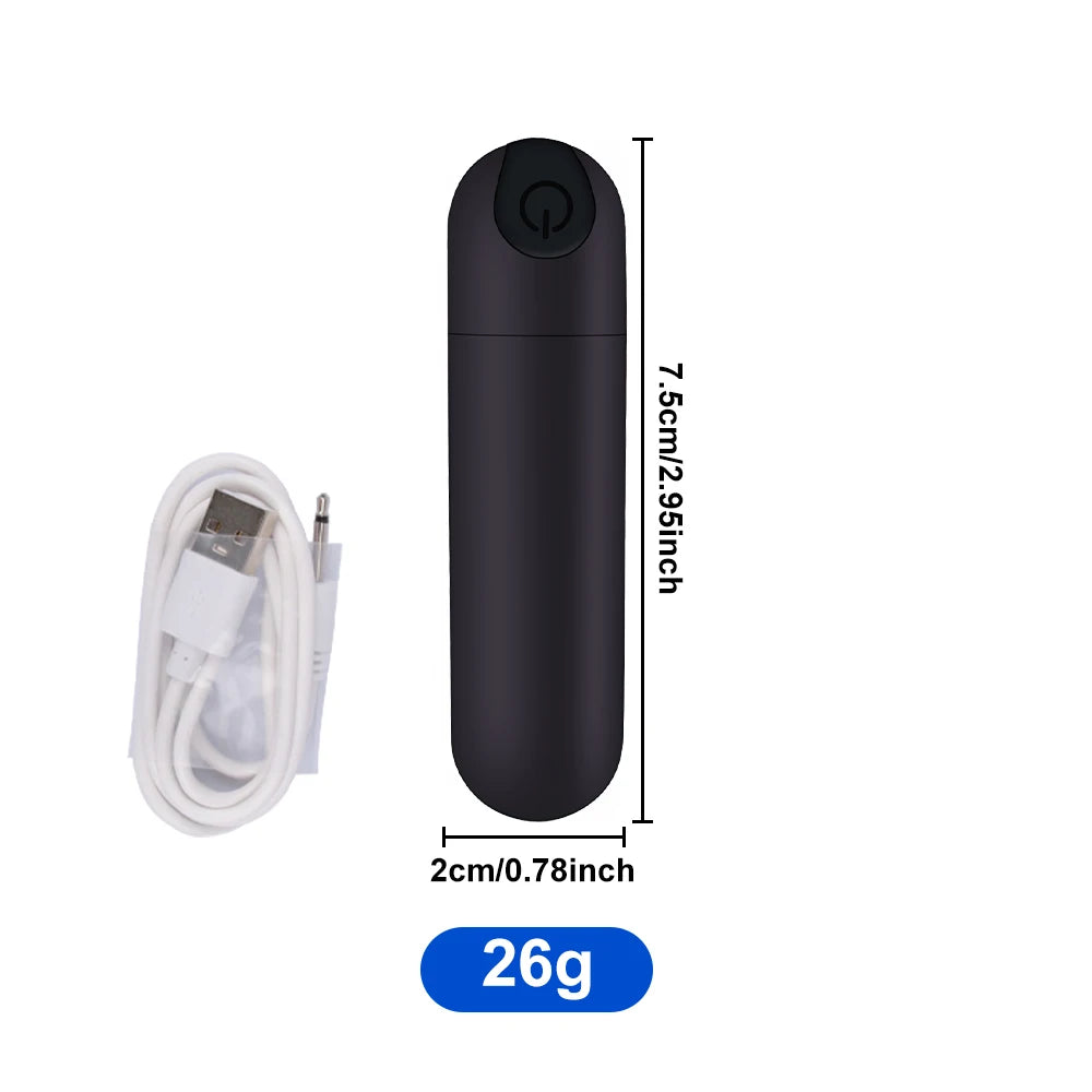 MiniPulse Silicone Bullet Vibrator