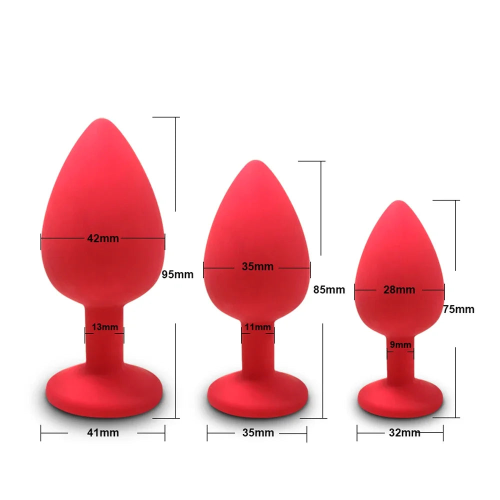 SmoothStart Silicone Anal Plug Set | 4 Pieces